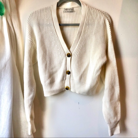 Urban Outfitters Sweaters - Urban Outfitters - Cream Tortoise button sweater